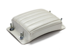 SR400/500用 ショートリブフェンダー専用 ピリオンパッド Type1 ホワイト