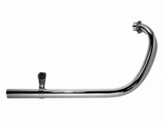 SR400/500用 オールドスタイル手曲げマフラー クローム