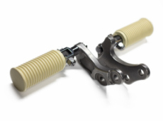 SR400/500用 新型STDステップキット “アメリカンスタイル” 生成り