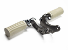 SR400/500用 新型STDステップキット “アメリカンスタイル” アイボリー