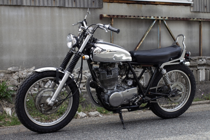 YAMAHA SR400 新規製作コンプリートカスタム車「MOTOR ROCK」