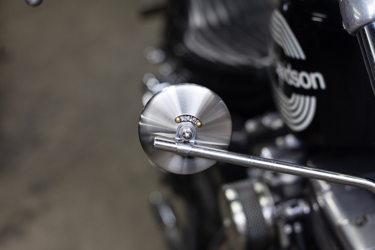 JCMAミラー φ80 ヘアライン「MOTOR ROCK」