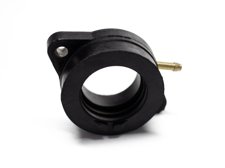 5KM-14901-00-00 キャブレターキャブレター&amp;エアクリーナージョイント&amp;インテークマニホールド スロット SR400/500 2型CVキャブレター用 インテークマニホールド '88-'00「MOTOR ROCK」