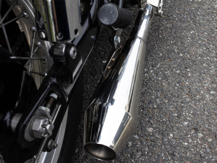 w650/400用メガホンマフラー Motor Rock W650/400 マフラー本体 W650/400用 69メガホン フル