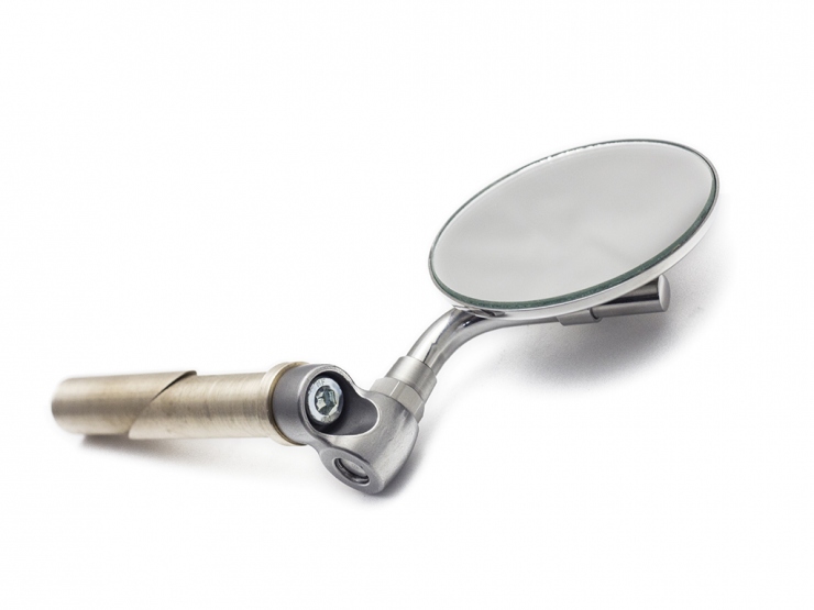 JCMAミラー バーエンド φ80 ヘアライン「MOTOR ROCK」