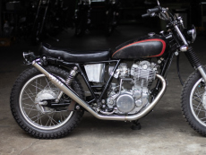 YAMAHA SR400/500用 69トランペット スリップオン　マフラー Amazon | MOTOR ROCK SR400/500用 69トランペット スリップオン ダウン