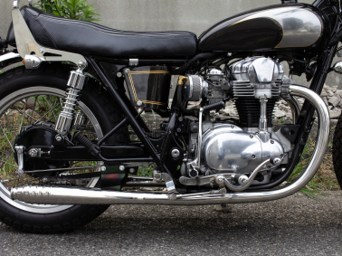 W650/400用 69メガホン 新型フルエキ LOW