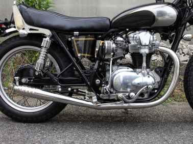 W650/400用 69メガホン 新型フルエキ MID