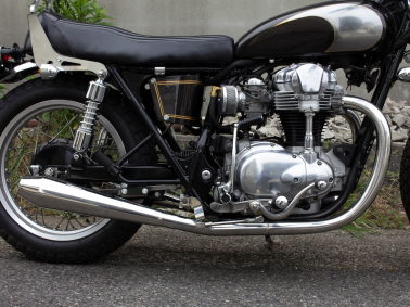 W650/400用 STDメガホン ミドル 新型フルエキ MID