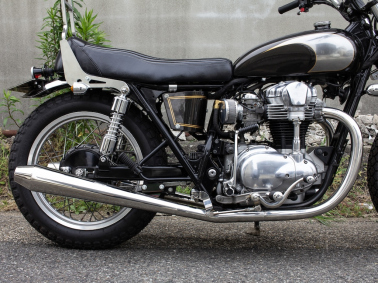 W650/400用 STDメガホン ロング 新型フルエキ MID