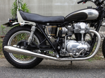 W650/400用 STDメガホン ロング 新型フルエキ MID