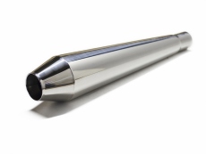 SR400用 STDメガホン マフラー ミドル 【インナーサイレンサー付き】 SR400用 STDメガホン マフラー ミドル 【インナーサイレンサー付き