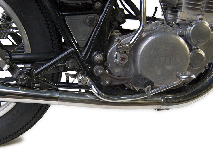 SR400用 スリップオンジョイント ダウン FI車「MOTOR ROCK」