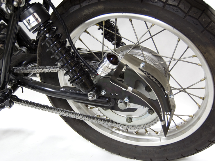 SR400 MOTOR ROCK サイドナンバー&テールランプキット SR400/500用 サイドナンバーキット Type3「MOTOR ROCK」