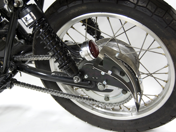 SR400 MOTOR ROCK サイドナンバー&テールランプキット SR400/500用 サイドナンバーキット Type3「MOTOR ROCK」