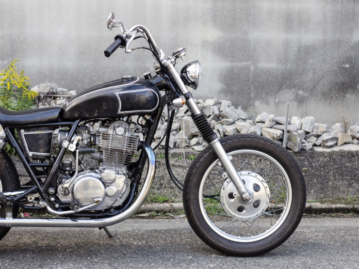 SR400/500用 フォークジョイント 50mm「MOTOR ROCK」