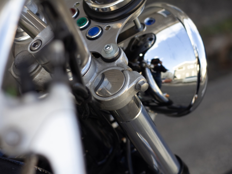 SR400/500用 フォークジョイント 50mm「MOTOR ROCK」