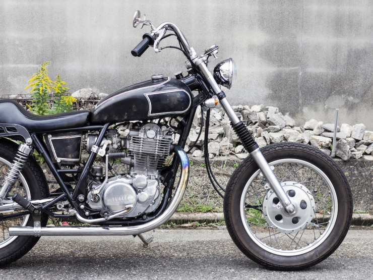 SR400/500用 フォークジョイント 100mm「MOTOR ROCK」