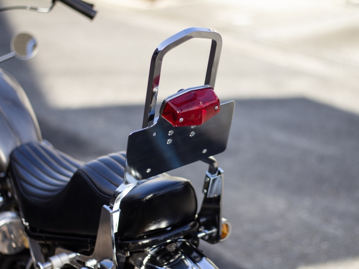 シーシーハー用 テールランプ+ナンバーブラケット Type2「MOTOR ROCK」