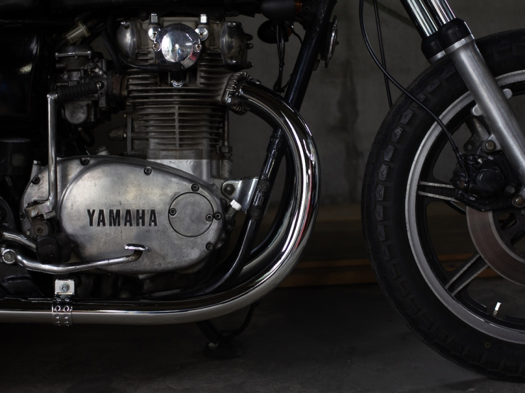 xs650sp用モーターロック製マフラー　type1クローム仕上げ xs650sp用モーターロック製マフラー type1クローム仕上げ Motor Rock