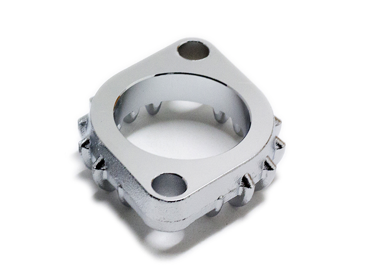 フランジハブ マフラーフランジ Finned Head Clamps-XS Perf. Headpipe「MOTOR ROCK」