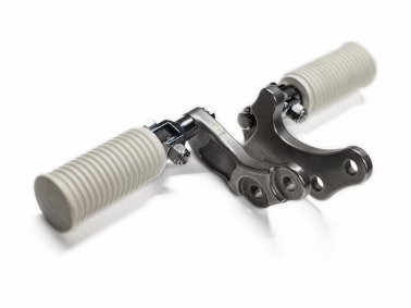 SR400/500用 新型STDステップキット “アメリカンスタイル” 白