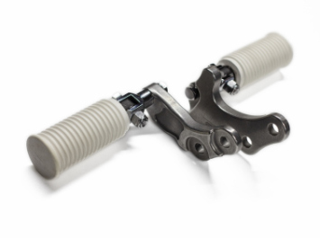 SR400/500用 新型STDステップキット “アメリカンスタイル” 白