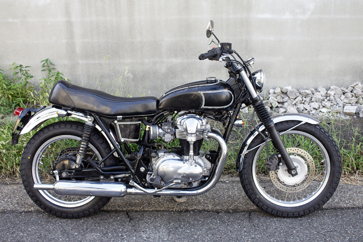 エイジング塗装済み 69ボックス専用 サイドパネル W650/400「MOTOR ROCK」