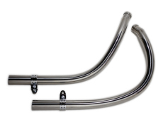 ステンレス製ポリッシュマフラー 曲げタイプ ハーレースポーツスターXL1200L スポーツスター XL'86-'03 オールドスタイル手曲げマフラー