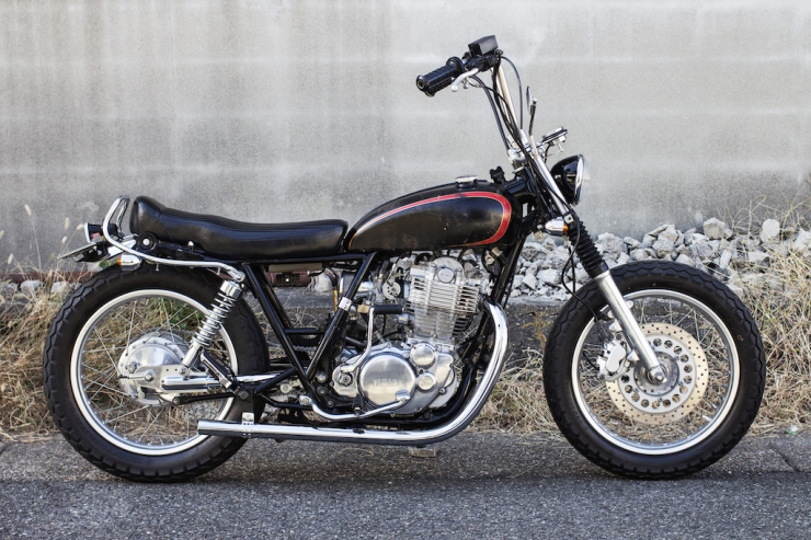 SR400/500用 エイジング塗装済み ボンネビルタンクキット 2024「MOTOR ROCK」